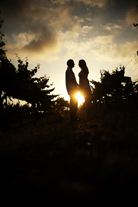 Vineyard Engagement Pictures