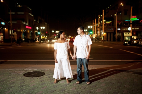 Main Street Huntington Beach Engagement Pictures